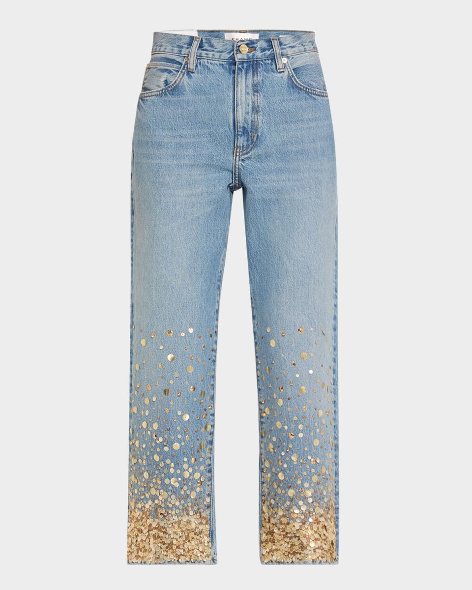 The Champagne Embellished Jeans